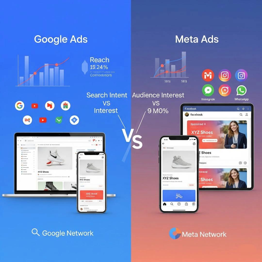 Google Ads vs Meta Ads vs YouTube Ads comparison for Indian businesses